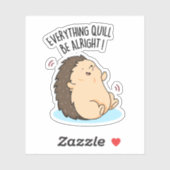 Alles zal goed zijn sticker (Vel)