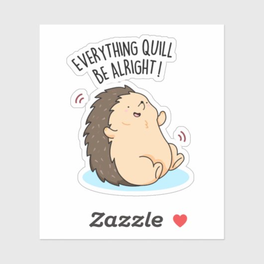 Alles zal goed zijn sticker (Vel)