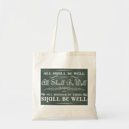Alles zal goed zijn tote bag (Voorkant)