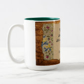 Alles zal goed zijn tweekleurige koffiemok (Links)