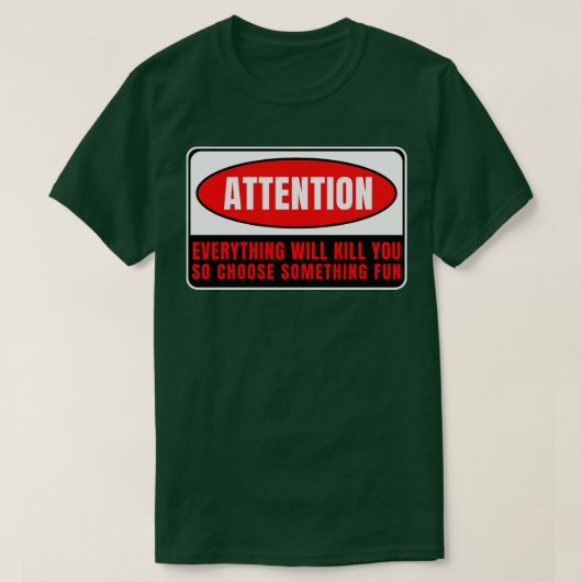 Alles zal je doden 6 t-shirt (Design voorkant)