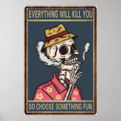 Alles zal je doden, dus kies iets leuks poster (Voorkant)