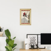 alles zal je doden en iets leuks kiezen poster (Thuiskantoor)