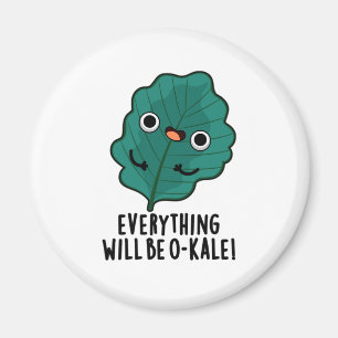 Alles zal O-kale Funny Veggie Pun zijn Magneet
