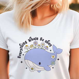 Alles Zal Prima Zijn Walvis Tri-Blend Shirt