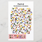 Alles zoeken - game voor kinderen (Voorkant)