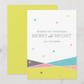 Alles zorgvuldig en helder feestdagenkaart (Voorkant / Achterkant)