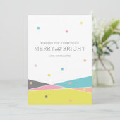 Alles zorgvuldig en helder feestdagenkaart (Staand voorkant)