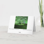 "Alles zou kunnen gebeuren" Magisch veranderd bos Kaart (Achterkant)