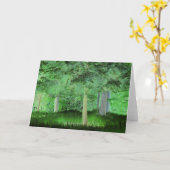 "Alles zou kunnen gebeuren" Magisch veranderd bos Kaart (Gele Bloem)