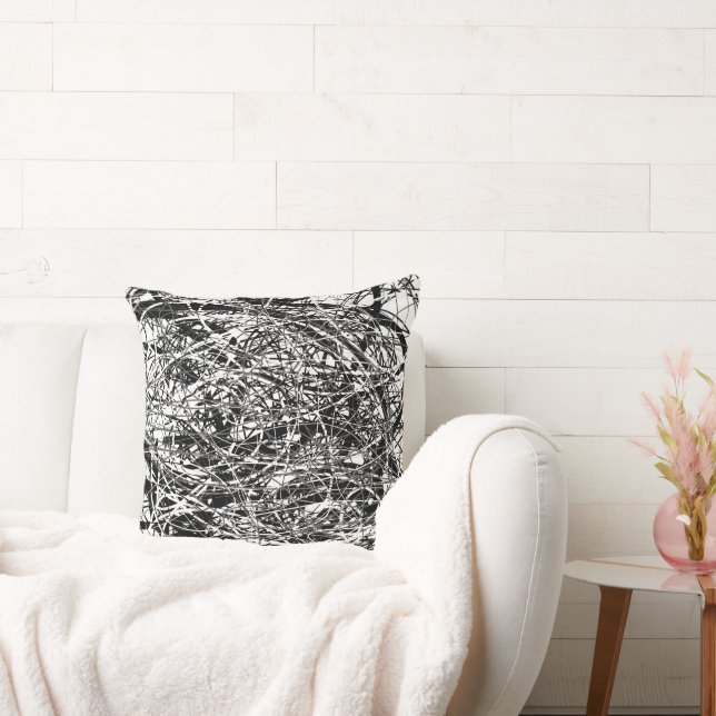 alles zwart kussen (Bank)