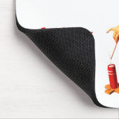 AllesAmerikaans meisje.  Pin-up Muismat (Hoek)