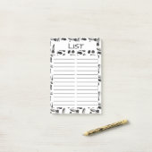 ALLESBEHALVE LIJST POST-IT® NOTES (Op bureau)