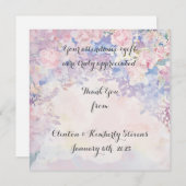 AllessandraAanpasbare Flat Dank u kaarten (Voorkant / Achterkant)