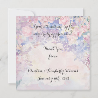 AllessandraAanpasbare Flat Dank u kaarten