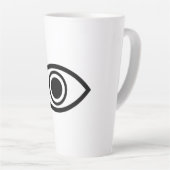 allesziend oog latte mok (Rechterhoek)