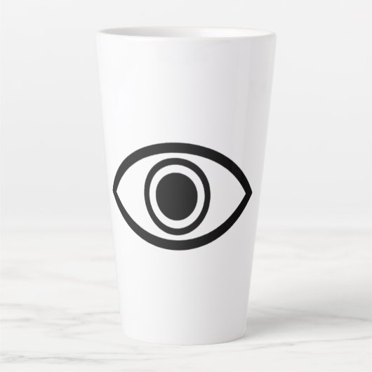 allesziend oog latte mok (Voorkant)
