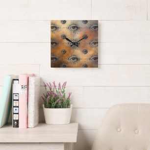 Allesziend Oog Wandklok