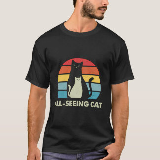 Allesziende Kat Grappige Kattenliefhebber Humor Ki T-shirt