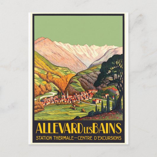 Allevard, Les Bains, Frankrijk Briefkaart (Voorkant)