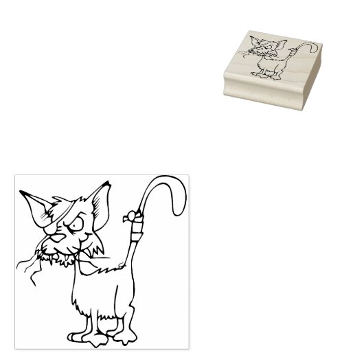 Alley Cat Art Stempel (Gestempeld)