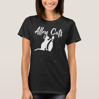 Alley Cat Bowler Bowing Team T-shirt