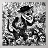 Alley Cat Calavera c. begin 1900 Mexico. Poster (Voorkant)