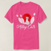 Alley Cat Funny Bowling 1 T-shirt (Design voorkant)
