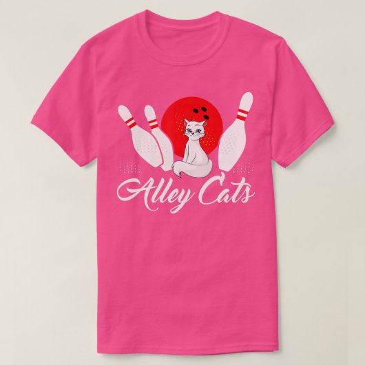Alley Cat Funny Bowling 1 T-shirt (Design voorkant)