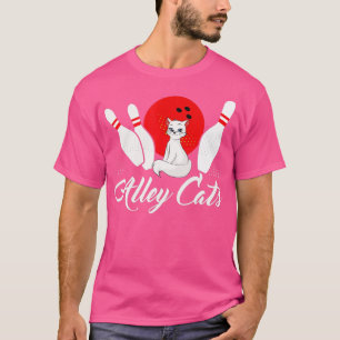 Alley Cat Funny Bowling 1 T-shirt
