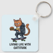 Alley Cat Sleutelhanger (Achterkant)