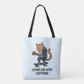 Alley Cat Tote Bag (Achterkant)