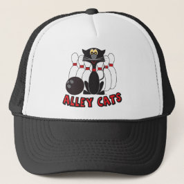 Alley Cats Bowling 🎳 Pin | Humor Trucker Pet