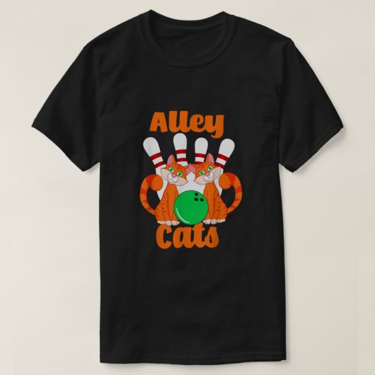 Alley Cats Bowling T-shirt (Design voorkant)