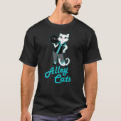 Alley Cats Bowling Team Dames T-shirt (Voorkant)