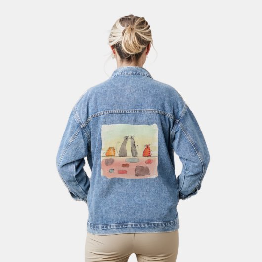 Alley Cats Denim Jacket (Model)