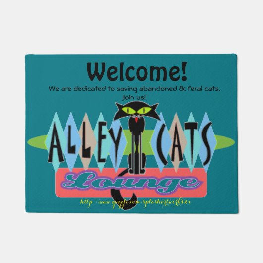 "Alley-Cats" Deurmat (Voorkant)