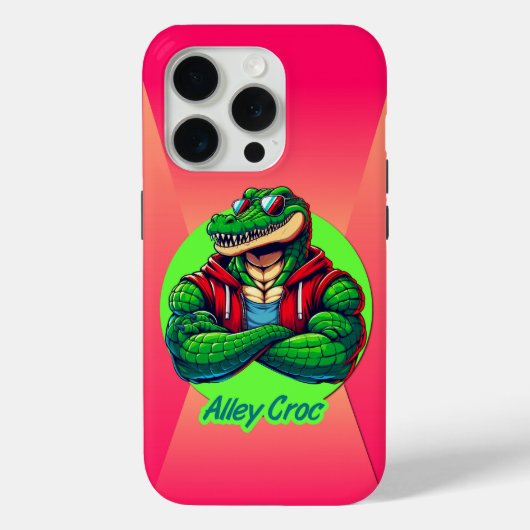 Alley Croc Case-Mate iPhone Case (Achterkant)