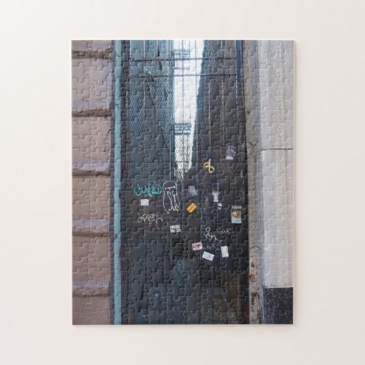 Alley Graffiti Upper West Side New York City NYC Legpuzzel (Verticaal)
