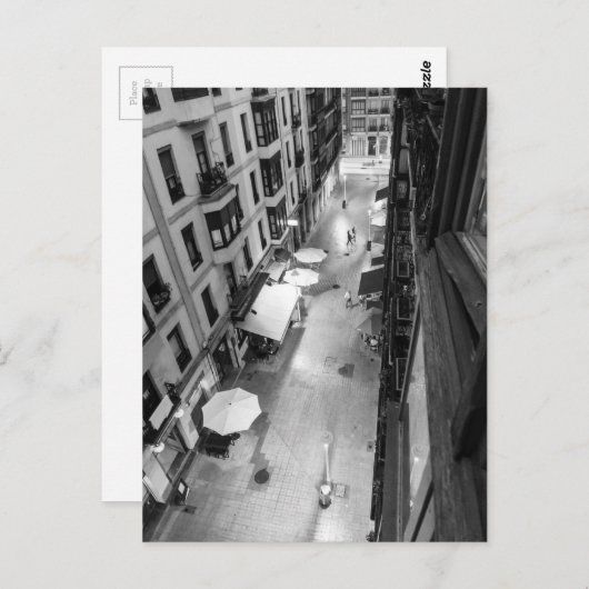 Alley in Bilbao, Spanje Briefkaart (Voorkant / Achterkant)