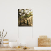 Alley in San Antonio, Texas Poster (Keuken)