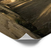 Alley in San Antonio, Texas Poster (Hoek)