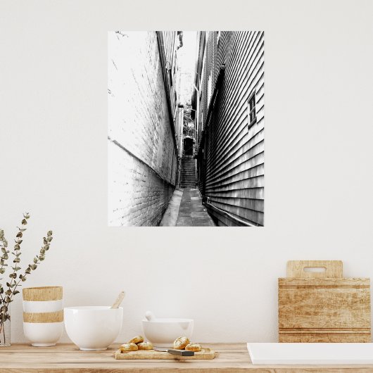 Alley in Sausalito Poster (Keuken)