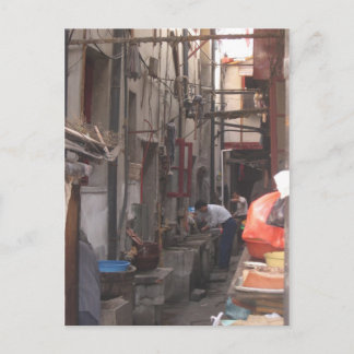 Alley in Shanghai Postcard Briefkaart