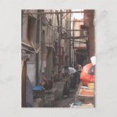 Alley in Shanghai Postcard Briefkaart (Voorkant)