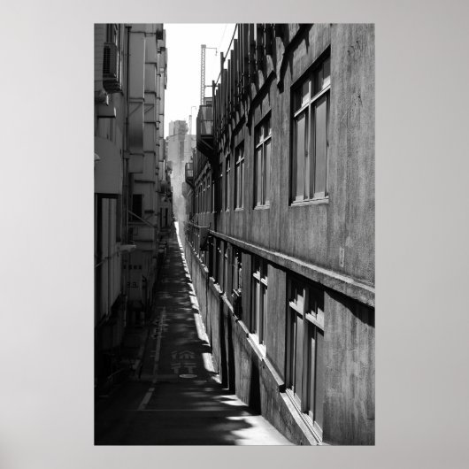 Alley in Tokio Poster (Voorkant)
