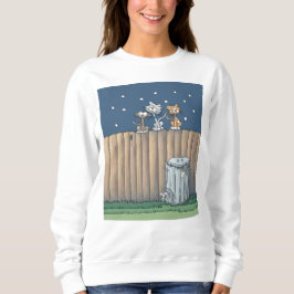 Alley Katten op een hek Trui