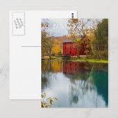 Alley Mill Autumn Briefkaart (Voorkant / Achterkant)