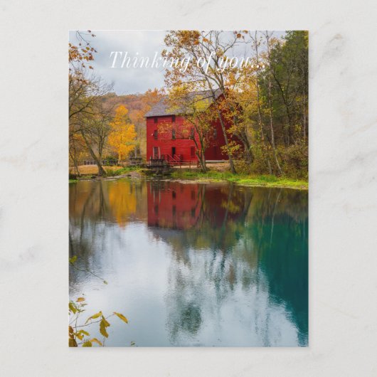 Alley Mill Autumn Briefkaart (Voorkant)