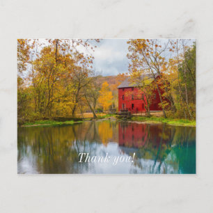 Alley Mill En Spring Bedankingsansichtkaart Briefkaart